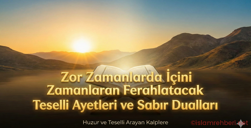 Zor zamanlarda okunacak ayetler